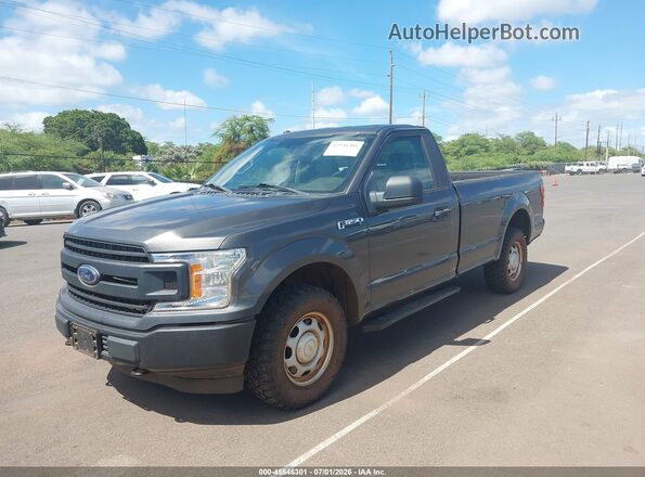 1FTMF1EB6JKE82866 2018 FORD F150 Black Դիմացի տեսք