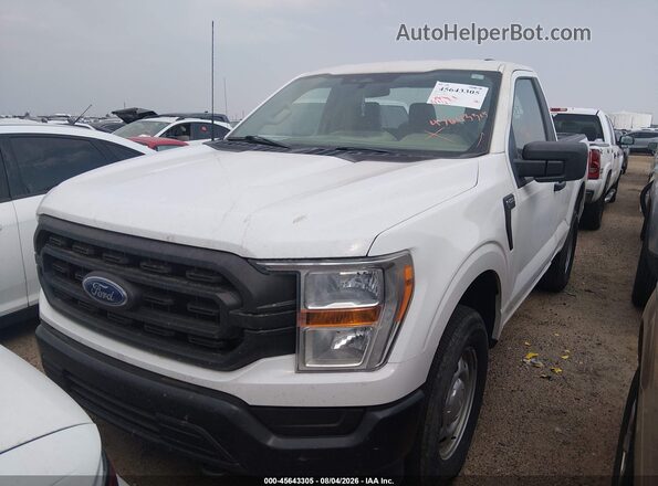1FTMF1EB7NKD82930 2022 FORD F150 White Przód lewy
