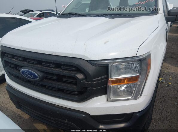 1FTMF1EB7NKD82930 2022 FORD F150 White Widok z przodu