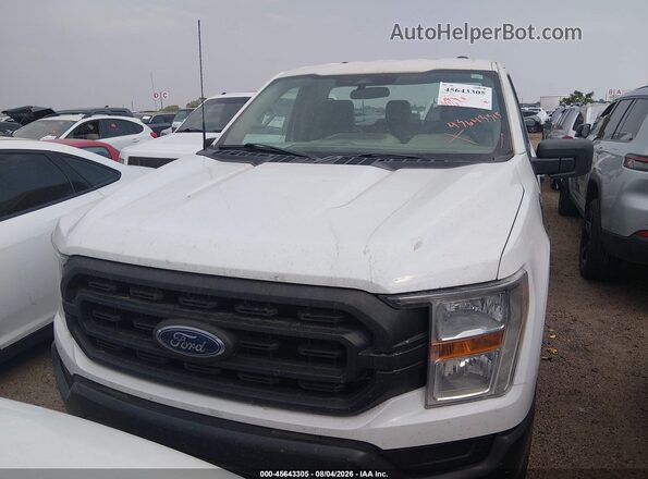 1FTMF1EB7NKD82930 2022 FORD F150 White Widok wnętrza z tyłu