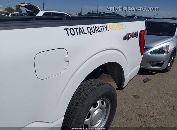 1FTMF1EB7NKD82930 2022 FORD F150 White Widok zestawu wskaźników
