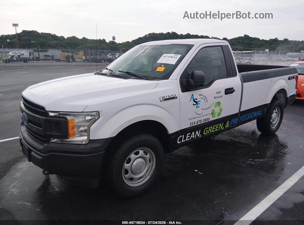 1FTMF1EB8KKF32328 2019 FORD F150 White წინა მარცხენა ხედი სამი მეოთხედიდან