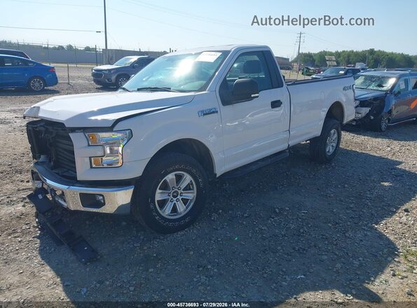 1FTMF1EF2HKC95394 2017 FORD F150 White Առջևի ձախ երեք քառորդ տեսարան