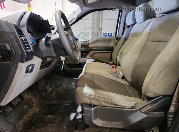 1FTMF1EF6GFA81967 2016 FORD F150 Silver Vista interior delantera