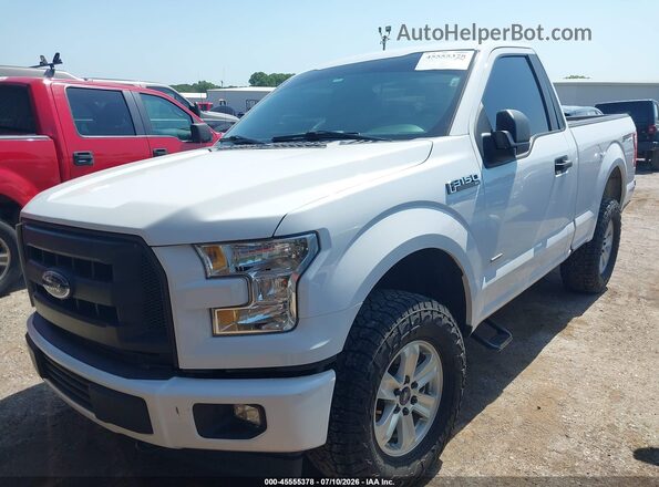 1FTMF1EP1HKD07866 2017 FORD F150 White Առջևի ձախ երեք քառորդ տեսարան