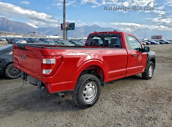1FTMF1EP1NKD11640 2022 FORD F150 Red Հետևի աջ