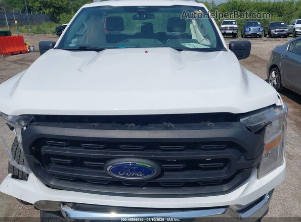 1FTMF1EP5NKF30231 2022 FORD F150 White Вид ззаду