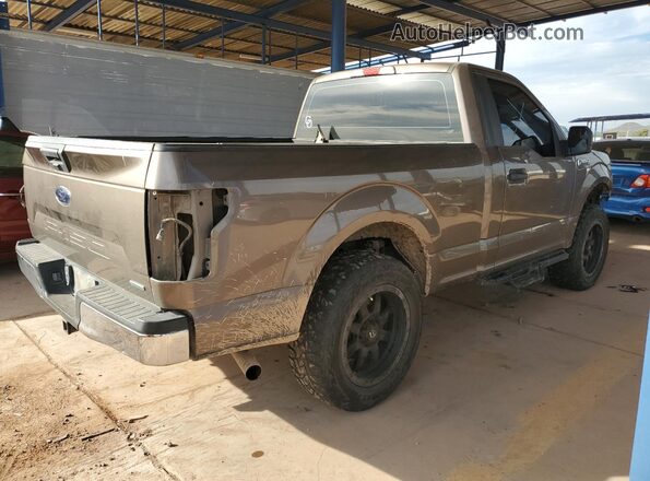 1FTMF1EP7JKD09384 2018 FORD F150 Gray Tył prawy