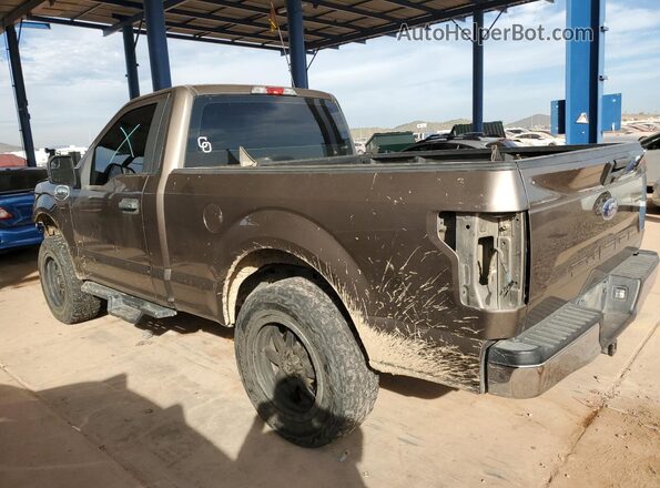 1FTMF1EP7JKD09384 2018 FORD F150 Gray Tył lewy