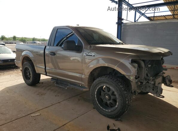 1FTMF1EP7JKD09384 2018 FORD F150 Gray Przód prawy