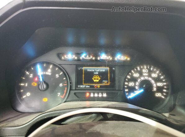 1FTMF1EP7JKD09384 2018 FORD F150 Gray Widok zestawu wskaźników
