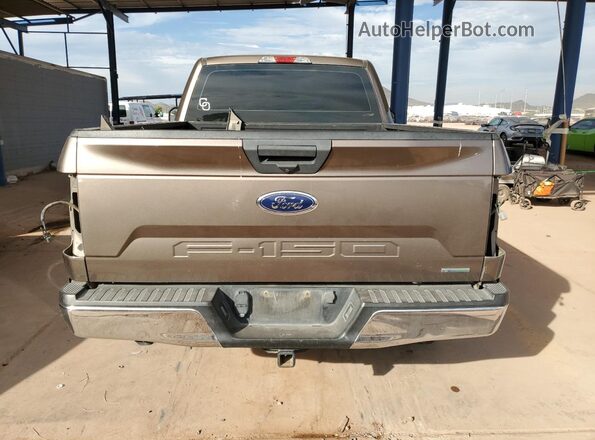 1FTMF1EP7JKD09384 2018 FORD F150 Gray Widok z tyłu