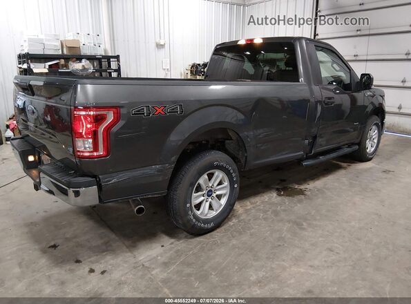 1FTMF1EP8GKE09468 2016 FORD F150 Gray Հետևի աջ