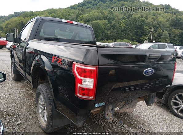 1FTMF1EP9JFA91084 2018 FORD F150 Black Tył lewy