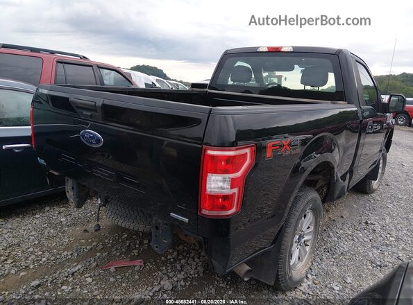 1FTMF1EP9JFA91084 2018 FORD F150 Black Tył prawy