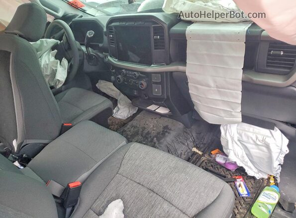 1FTMF1K52RKD47023 2024 FORD F150 Black Առջևի վահանակի տեսք