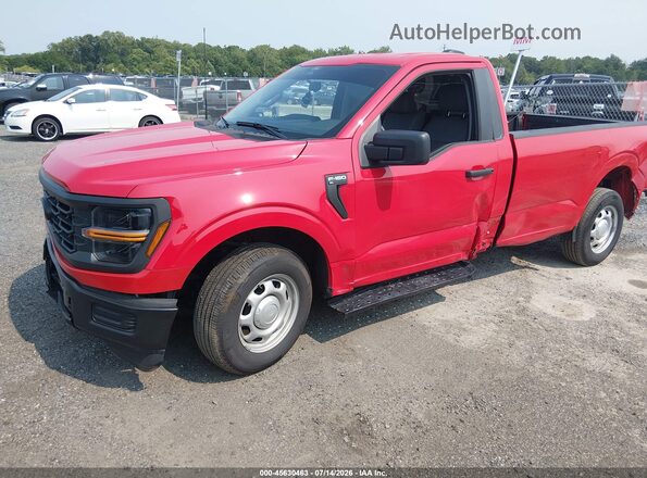 1FTMF1K53SKE80850 2025 FORD F150 Красный Передняя левая четверть