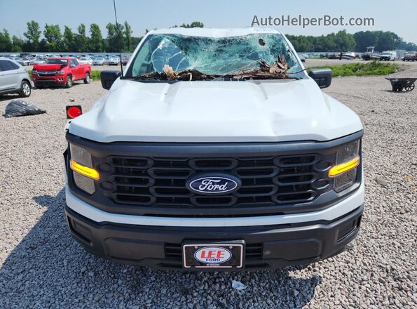 1FTMF1K54SKE49896 2025 FORD F150 White Widok z przodu