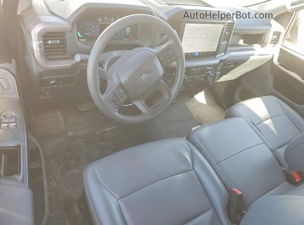 1FTMF1KP1RKF01738 2024 FORD F150 White Առջևի վահանակի տեսք