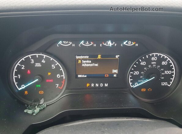 1FTMF1KP3TKD06733 2026 FORD F150 White Instrument cluster view