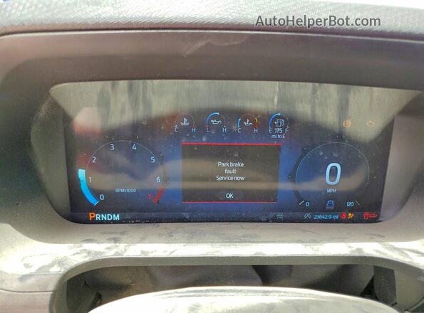 1FTMF1KP5RKE72650 2024 FORD F150 Red Սարքավորումների վահանակի տեսք