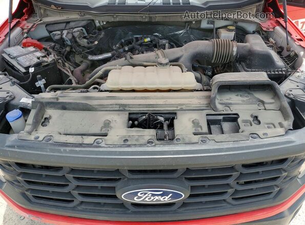1FTMF1KP5RKE72650 2024 FORD F150 Red Սալոնի հետևի տեսք