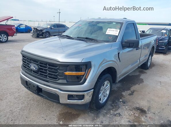 1FTMF1KP9RKE40011 2024 FORD F150 Серебряный Передняя левая четверть