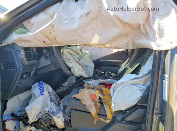 1FTMF1L52RKD41107 2024 FORD F150 Gray Widok wnętrza z przodu