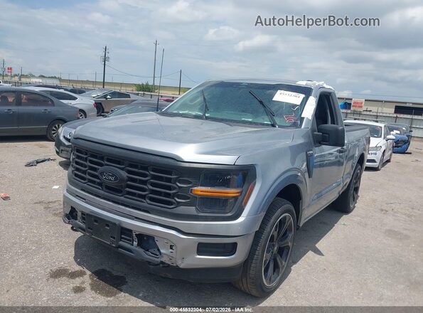 1FTMF1L52SKE03627 2025 FORD F150 Серебряный Передняя левая четверть