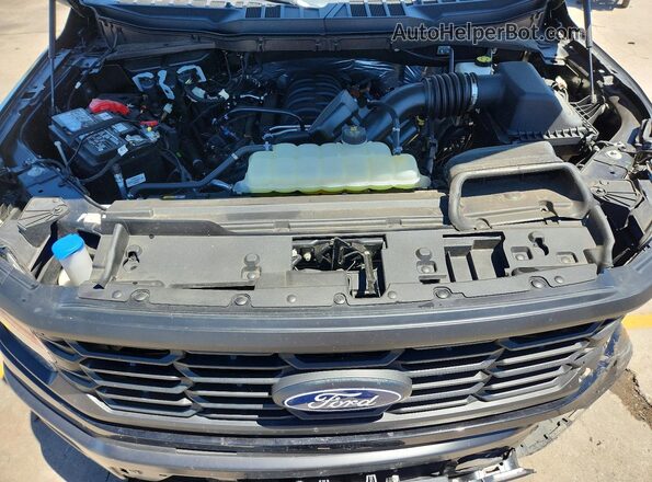 1FTMF1L53RKE93042 2024 FORD F150 Black უკანა სალონის ხედი