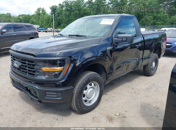 1FTMF1L53TKD81011 2026 FORD F150 Black Առջևի ձախ երեք քառորդ տեսարան