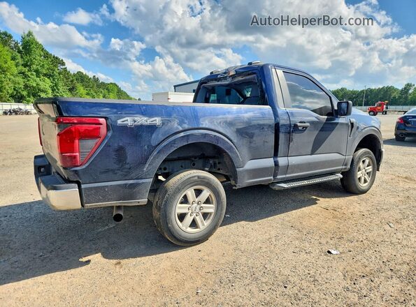 1FTMF1L54RKE58347 2024 FORD F150 Синий Задняя правая четверть