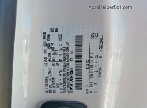 1FTMF1LP9RKF05955 2024 FORD F150 Beige Vista del compartimento del motor