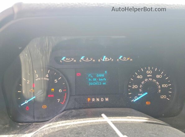 1FTNF1C41KKD16135 2019 FORD F150 White Instrument cluster view