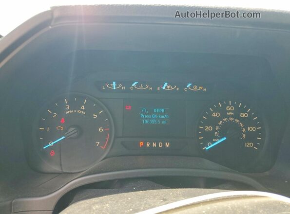 1FTNF1CG8JKC58520 2018 FORD F150 Белый Вид щитка приборов
