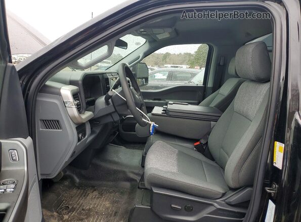 1FTRF3BN3SED18295 2025 FORD F350 Черный Вид салона спереди
