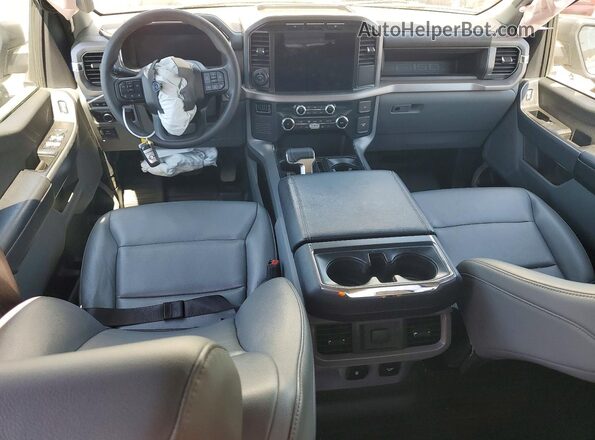 1FTVW1BKXRWG29302 2024 FORD F150 White Dashboard view