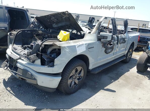 1FTVW1EV0PWG07263 2023 FORD F-150 LIGHTNING Gray Front left