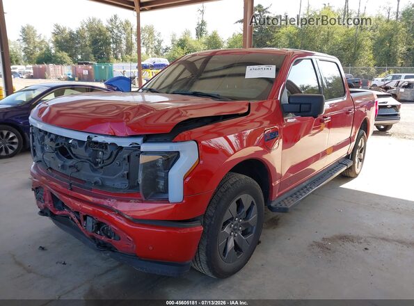 1FTVW3L73RWG01539 2024 FORD F-150 LIGHTNING Red Передня ліва чверть