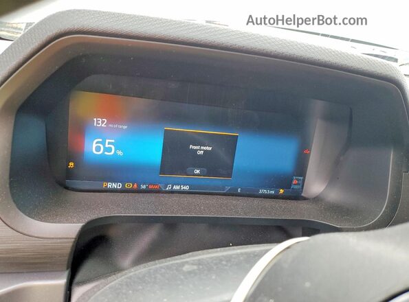 1FTVW3LK0SWG35156 2025 FORD F150 Gray ხელსაწყოთა პანელის ხედი