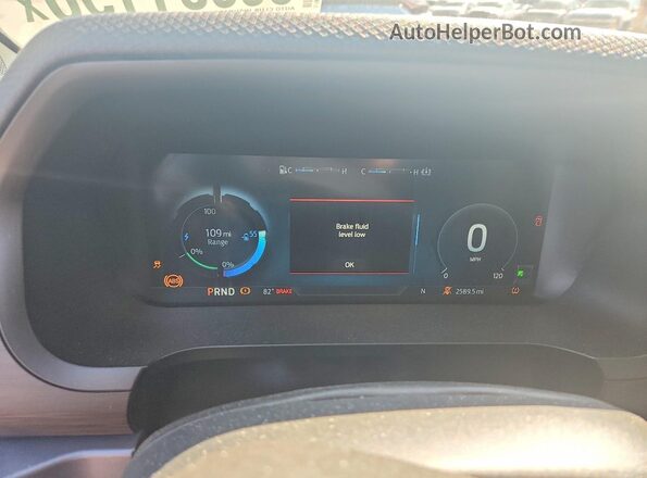 1FTVW3LK8SWG34837 2025 FORD F150 Синий Вид щитка приборов