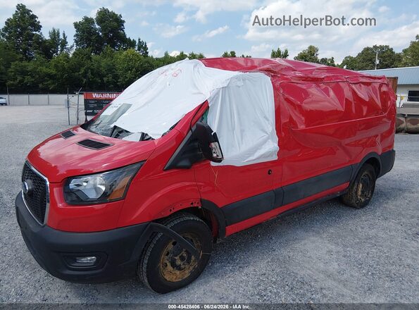 1FTYE1Y80PKB98484 2023 FORD TRANSIT-150 Red Vista frontal