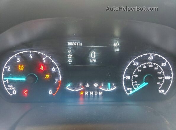 1FTYE1Y85LKB42552 2020 FORD TRANSIT Белый Вид щитка приборов