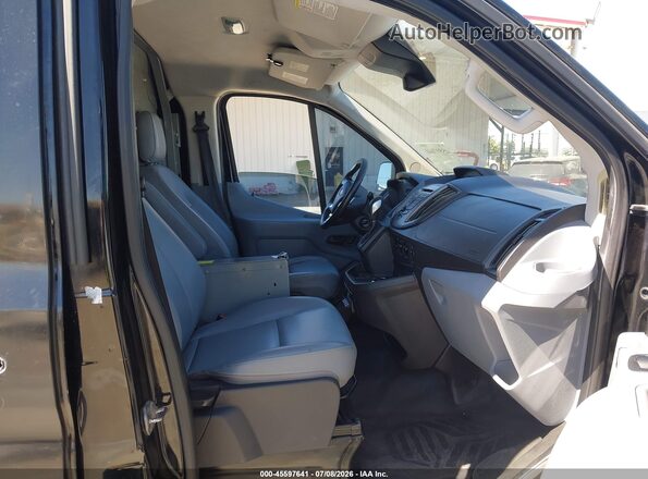 1FTYE1YM2HKA53252 2017 FORD TRANSIT-150 Black Widok wnętrza z przodu