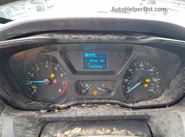 1FTYE1ZM0GKA69379 2016 FORD TRANSIT Зеленый Вид щитка приборов