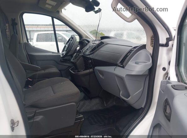 1FTYE1ZM3GKB10040 2016 FORD TRANSIT-150 White Вид салону спереду