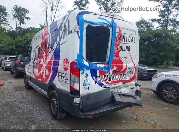 1FTYE2CM9KKA15280 2019 FORD TRANSIT-150 Белый Задняя левая четверть