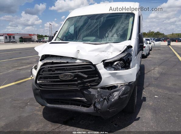 1FTYE2CMXKKB49490 2019 FORD TRANSIT-150 White Вид спереду