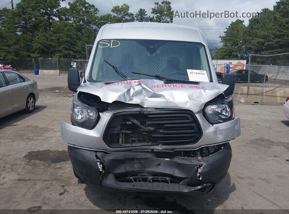 1FTYR1CM8KKA19612 2019 FORD TRANSIT-250 White Front view