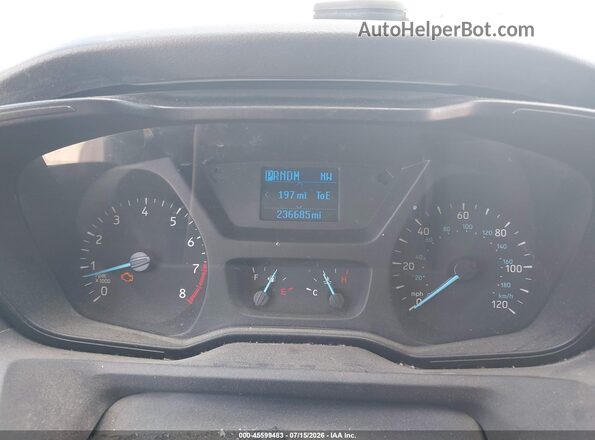 1FTYR1YM1GKB25982 2016 FORD TRANSIT-250 White უკანა სავარძლების ხედი